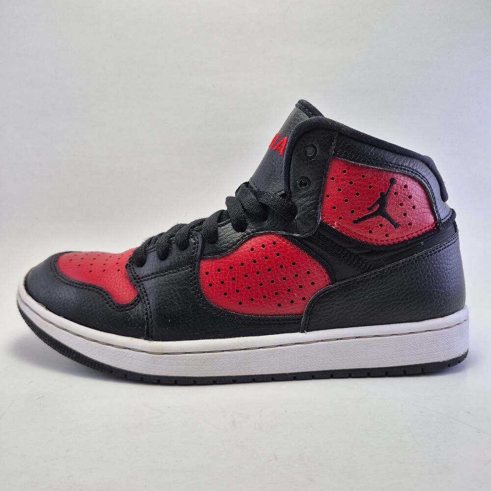 NIKE JORDAN "Access Jumpman" Gym Red/Black/White Shoes Mens Size 8.5